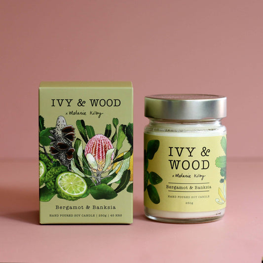 Australiana: Bergamot & Banksia Scented Candle