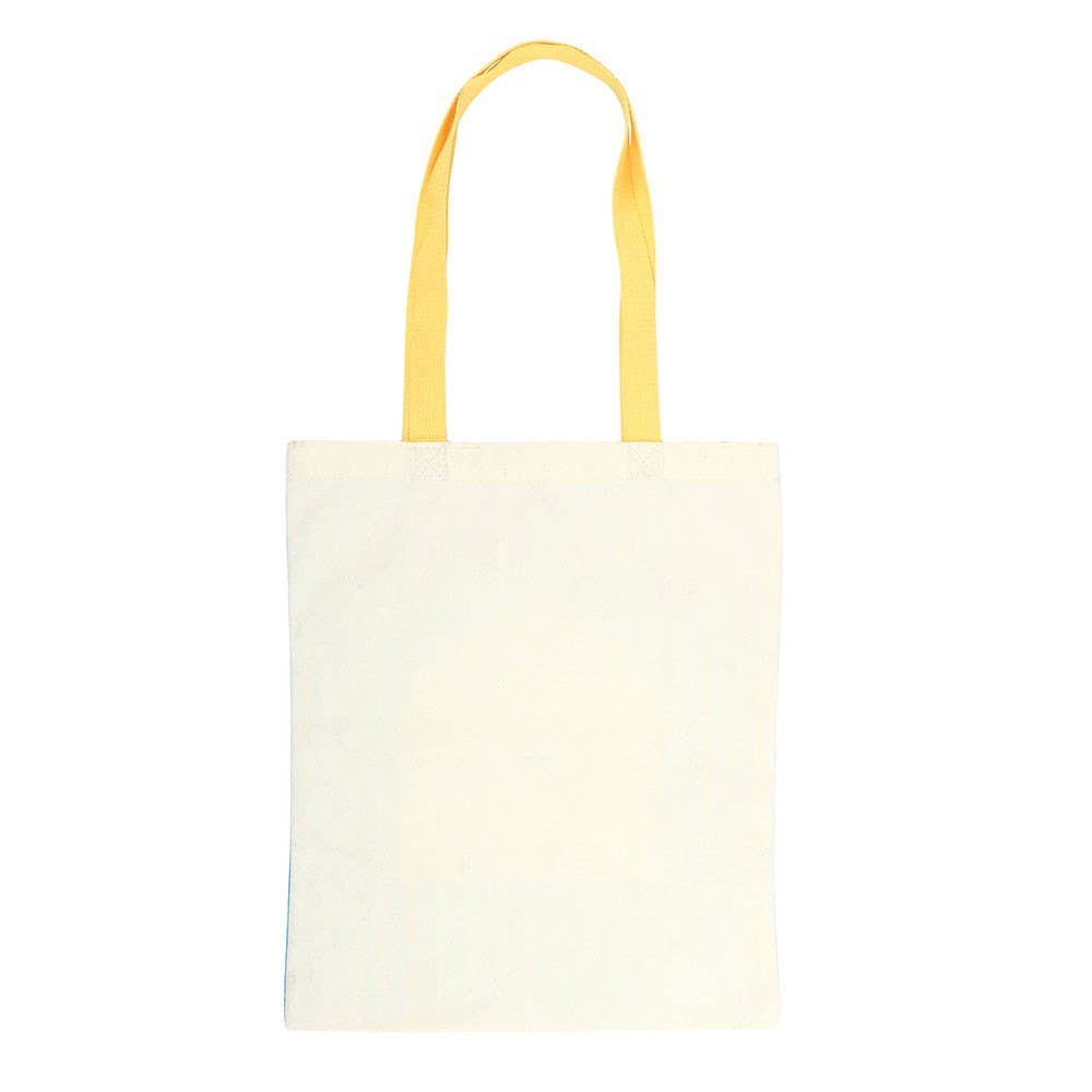 Blue Striped La Dolce Vita Polycotton Tote Bag