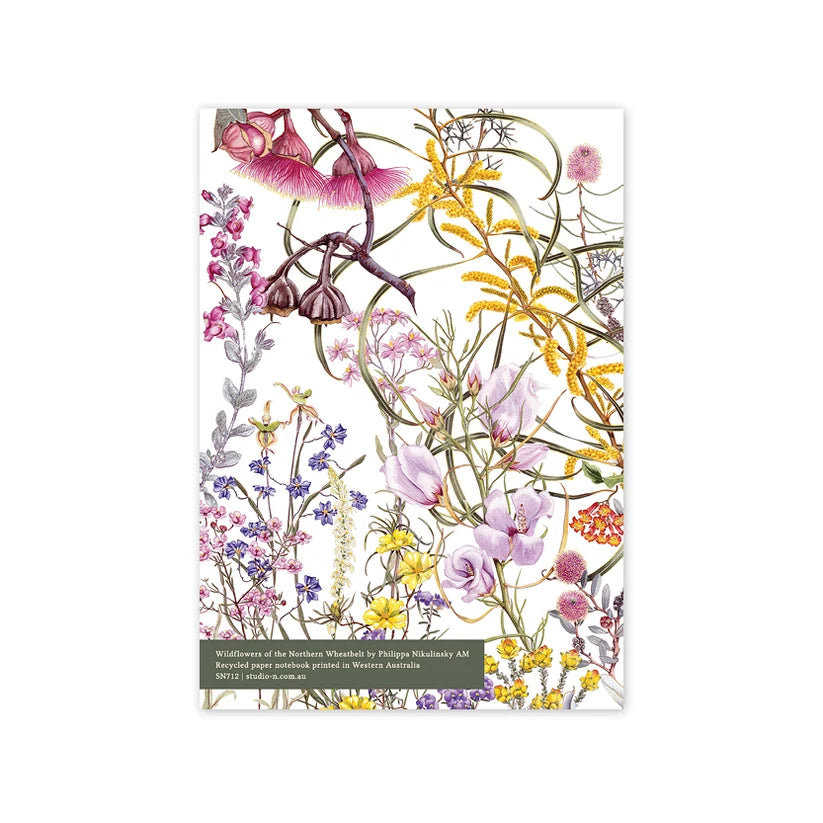 Wildflowers Northern Wheatbelt A5 Notebook