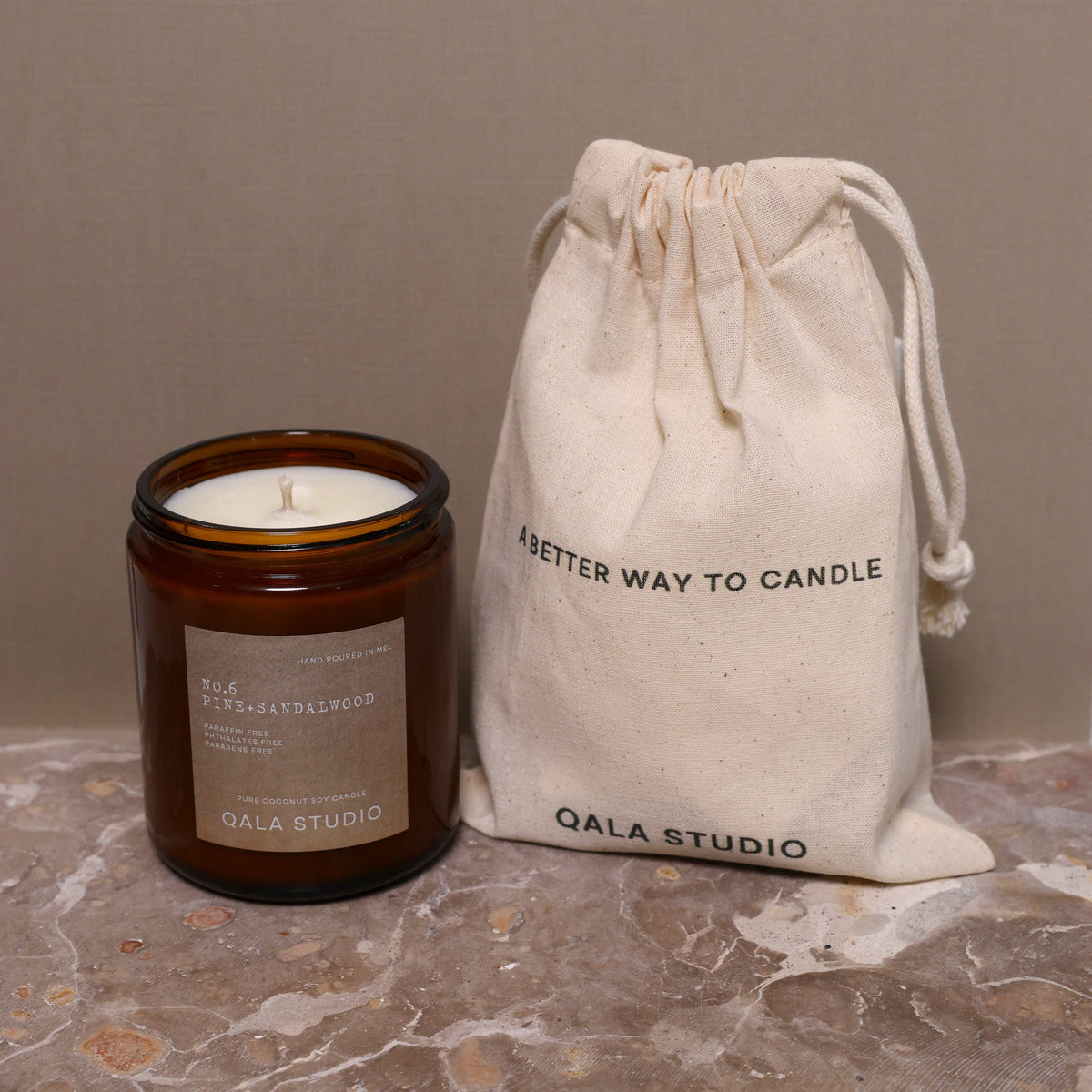 No.6   Pine+Sandalwood Candle