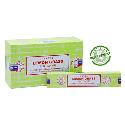 Lemongrass Incense 15gms Sticks Satya