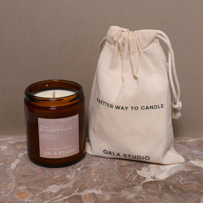 No.4   Mandarin+Basil Candle