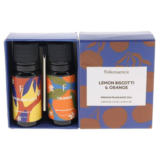 Lemon Biscotti and Orange 10ml Essential Oil (Pack of 2)