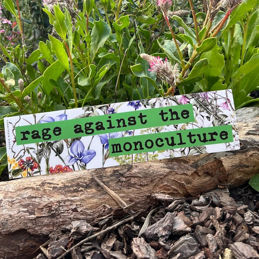 Rage Against the Monoculture Bumper Sticker