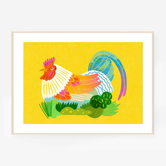 Chicken Art Print
