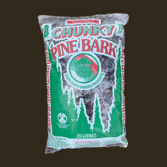 bag of pine mulch
