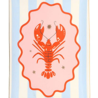 Striped Lobster Trinket Dish