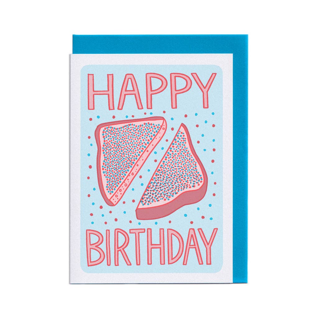 Birthday Fairy Bread Greeting Card