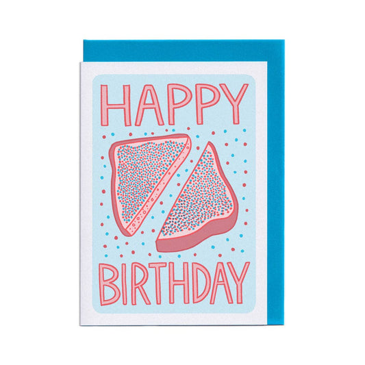 Birthday Fairy Bread Greeting Card
