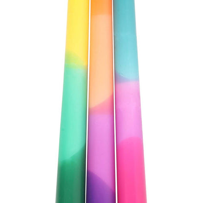 Dipped Aura Energy Set of 3 Taper Candles