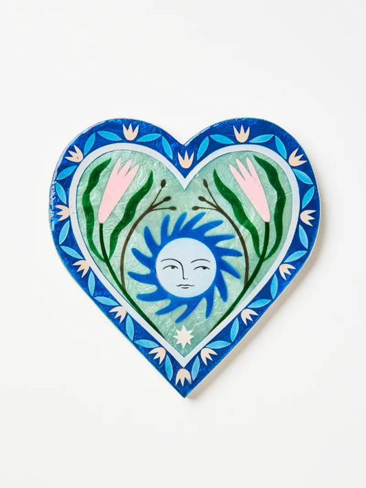 Fable Sun Blue Heart Wall Art