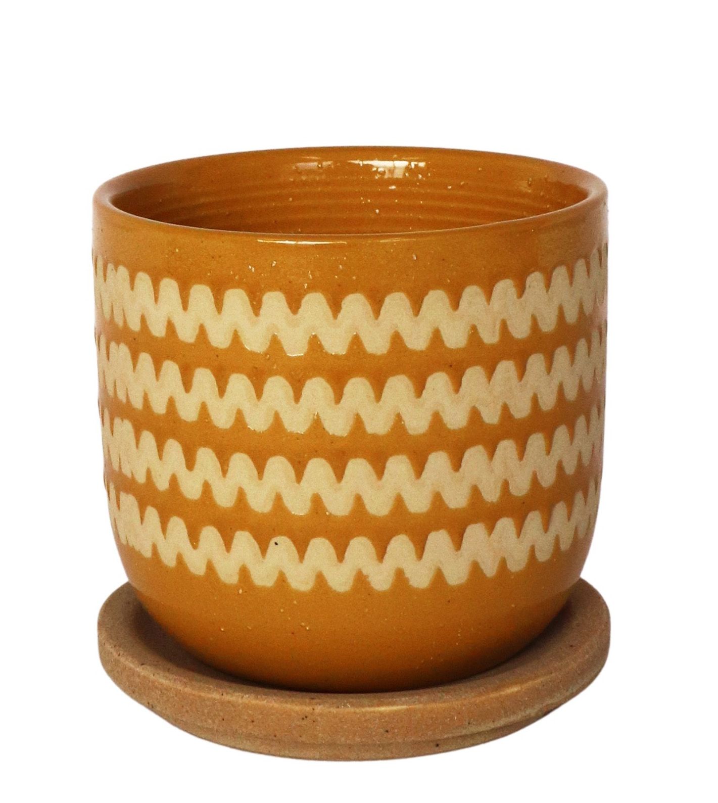 Onyx Planter with Saucer